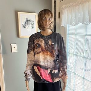 Let's Rage Sweatshirt SZ MED NWT